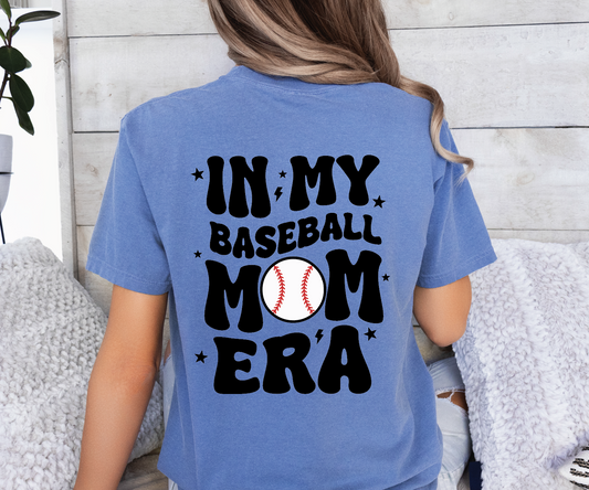 In My Baseball Mom Era Custom T-Shirt - Adult