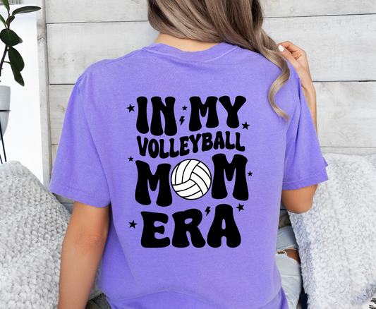 In My Volleyball Mom Era Custom T-Shirt - Adult