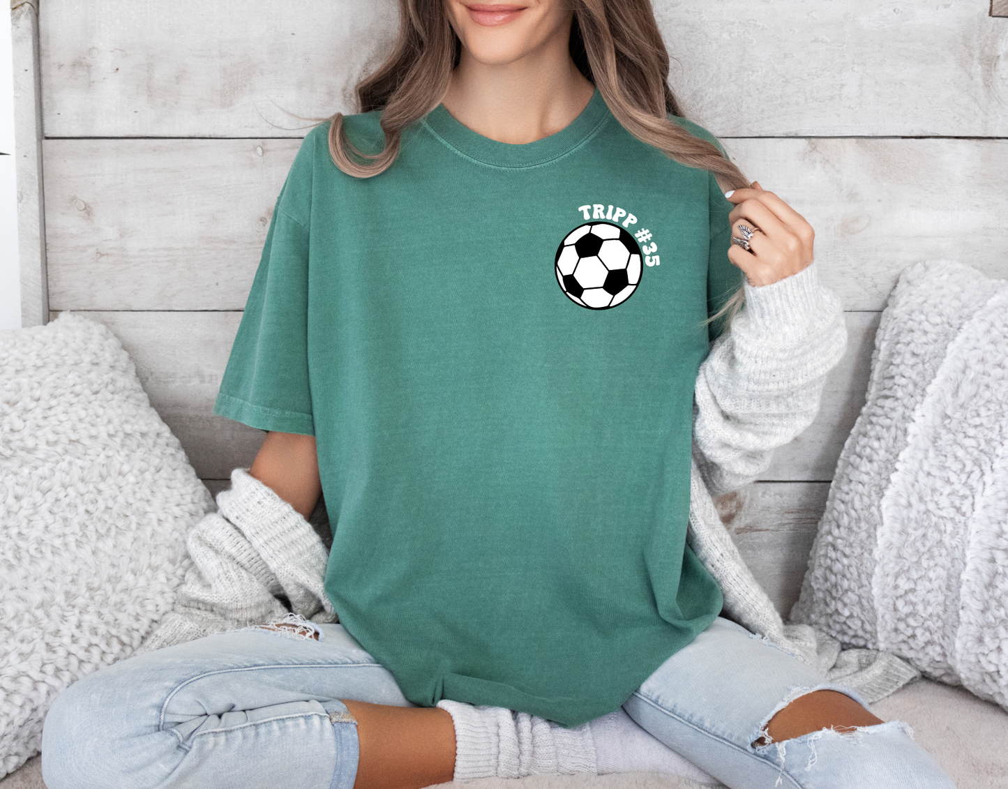 In My Soccer Mom Era Custom T-Shirt - Adult