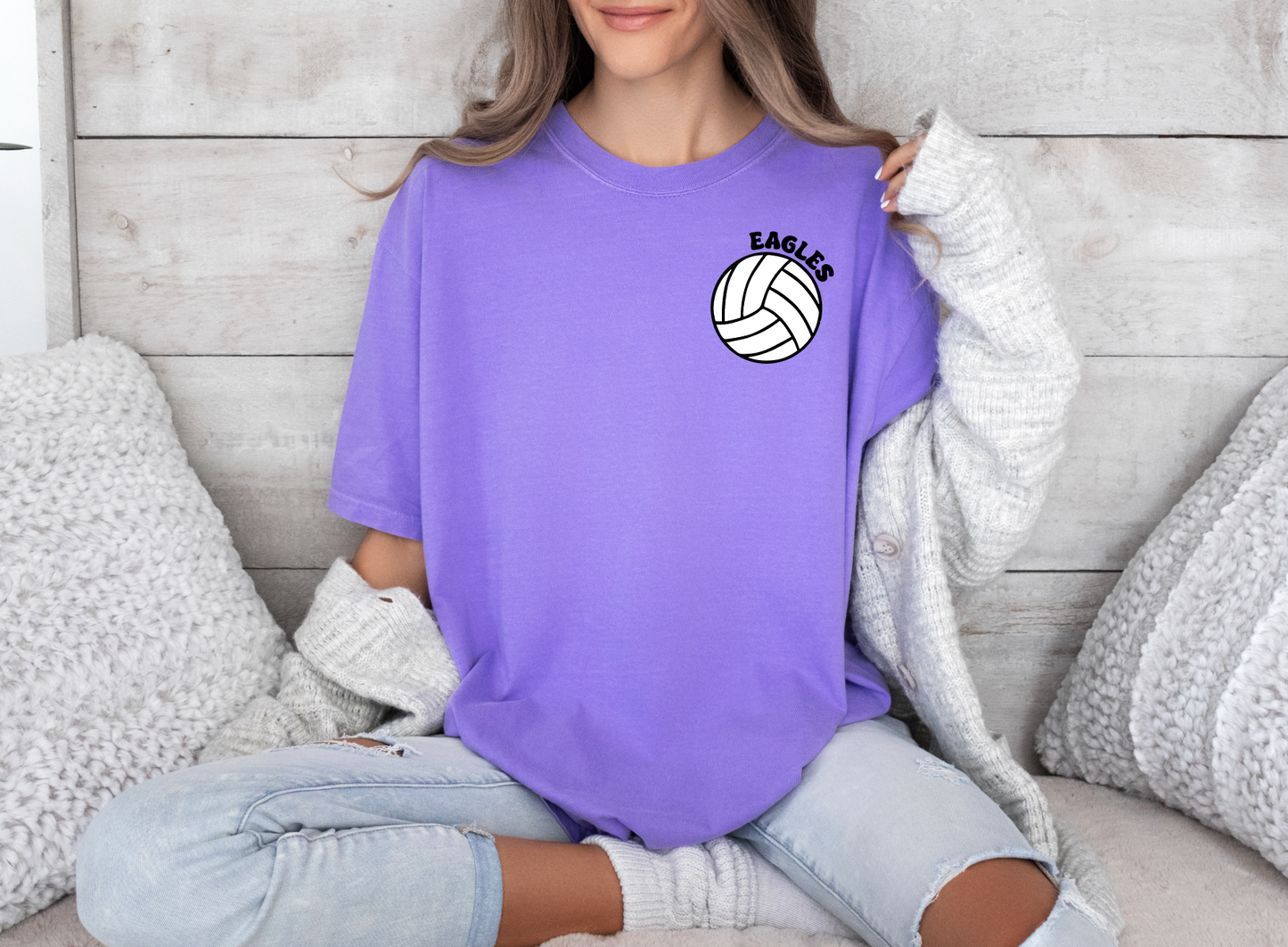 In My Volleyball Mom Era Custom T-Shirt - Adult